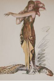 CALLOT : Rose de Paris. Robe du soir, de Callot soeurs (pl.50, La Gazette du Bon ton, 1924-1925 n°7) - Erste Ausgabe - Edition-Originale.com