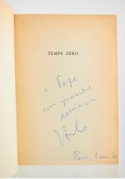 CALVINO : Temps zéro - Autographe, Edition Originale - Edition-Originale.com