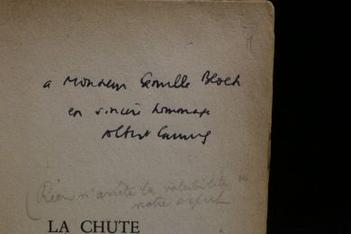 CAMUS : La chute - Signed book, First edition - Edition-Originale.com