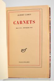 CAMUS : Carnets. Mai 1935 - Février 1942 - Edition Originale - Edition-Originale.com