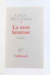 CAMUS : La Mort heureuse - Edition Originale - Edition-Originale.com