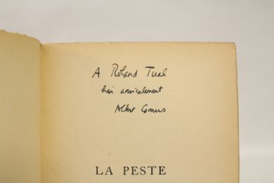 CAMUS : La peste - Libro autografato, Prima edizione - Edition-Originale.com