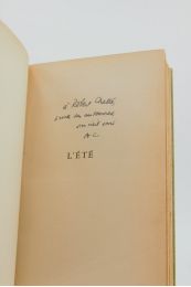 CAMUS : L'été - Libro autografato, Prima edizione - Edition-Originale.com