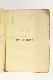 CANTAGREL : Le fou du Palais-Royal - Signiert, Erste Ausgabe - Edition-Originale.com