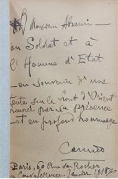 CANUDO : Combats d'orient - Dardanelles - Salonique (1915-1916) - Signed book, First edition - Edition-Originale.com
