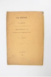 CAPOLEONE : Une réponse à M. de Kératry, à propos de son ouvrage intitulé : Mourad V, prince-sultan-prisonnier d'état - First edition - Edition-Originale.com