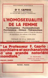 CAPRIO : L'homosexualité de la femme - Erste Ausgabe - Edition-Originale.com