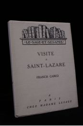 CARCO : Visite à Saint-Lazare - Erste Ausgabe - Edition-Originale.com