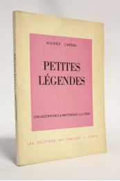 CAREME : Petites légendes - Erste Ausgabe - Edition-Originale.com