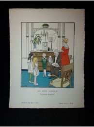 REDFERN : Le Bon oncle. Costumes d'enfants. (La Gazette du Bon ton, n°1 - Année 1914, Planche II ) - Erste Ausgabe - Edition-Originale.com