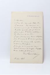 CARRIER-BELLEUSE : Lettre autographe signée à propos d'une aquarelle  - Libro autografato, Prima edizione - Edition-Originale.com