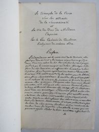 CASIMIR : Manuscrit original : Le triomphe de la croix sur les attraits de la souveraineté ou la vie du duc de Modene - Signiert - Edition-Originale.com