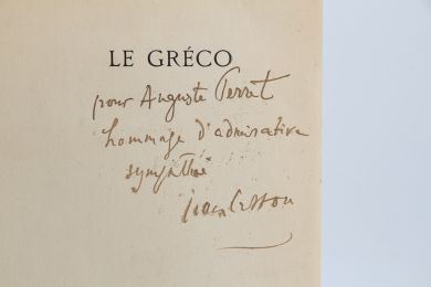 CASSOU : Le Gréco - Autographe, Edition Originale - Edition-Originale.com