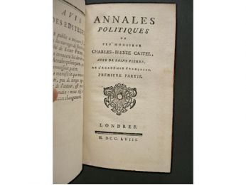CASTEL : Annales politiques - Edition-Originale.com
