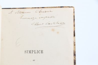 CASTELNAU : Simplice ou les zigzags d'un bachelier - Libro autografato, Prima edizione - Edition-Originale.com