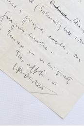 CELINE : Lettre autographe signée adressée à Léon Deffoux - Signiert - Edition-Originale.com