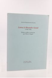 CELINE : Lettres à Alexandre Gentil (1940-1948) - Edition Originale - Edition-Originale.com