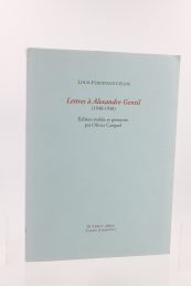 CELINE : Lettres à Alexandre Gentil (1940-1948) - Erste Ausgabe - Edition-Originale.com