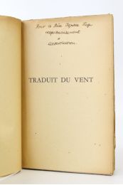 CESBRON : Traduit du vent - Autographe, Edition Originale - Edition-Originale.com