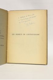 CHABRUN : Les déserts de l'enthousiasme - Libro autografato, Prima edizione - Edition-Originale.com