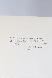 CHAR : Dans la pluie giboyeuse - Autographe, Edition Originale - Edition-Originale.com
