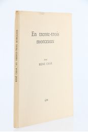 CHAR : En trente-trois Morceaux - Autographe, Edition Originale - Edition-Originale.com