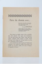 CHAR : Faire du Chemin avec... - First edition - Edition-Originale.com