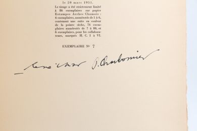 CHAR : Quatre fascinants la Minutieuse - Autographe, Edition Originale - Edition-Originale.com