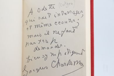 CHARDONNE : Le ciel dans la fenêtre - Signed book, First edition - Edition-Originale.com