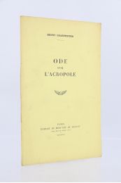 CHARPENTIER : Ode sur l'Acropole - Prima edizione - Edition-Originale.com