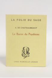 CHATEAUBRIANT : Le baron du Puydreau - Prima edizione - Edition-Originale.com