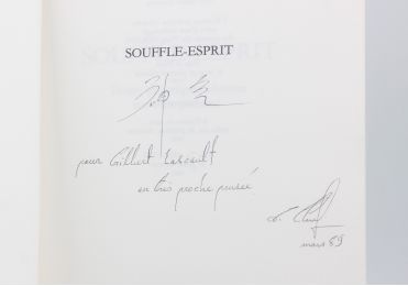 CHENG : Souffle-esprit - Signed book, First edition - Edition-Originale.com