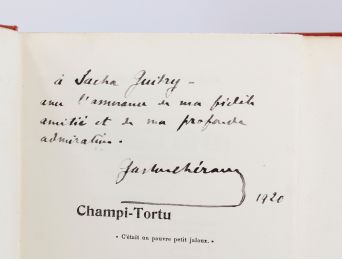 CHERAU : Champi-Tortu - Signed book - Edition-Originale.com