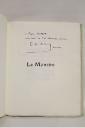 CHERAU : Le monstre - Autographe, Edition Originale - Edition-Originale.com