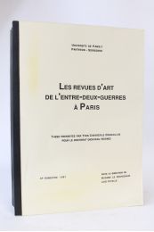 CHEVREFILS DESBIOLLES : Les revues d'art de l'entre-deux guerres à Paris - Erste Ausgabe - Edition-Originale.com