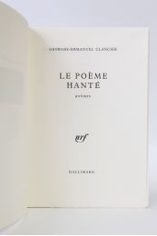 CLANCIER : Le poème hanté - Prima edizione - Edition-Originale.com