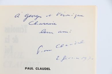 CLAUDEL : Paul Claudel - Signiert, Erste Ausgabe - Edition-Originale.com