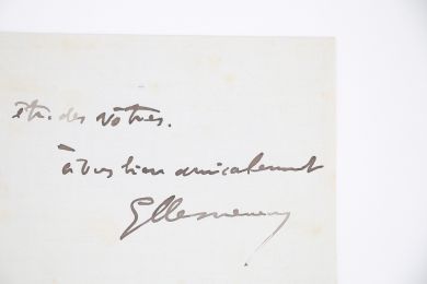 CLEMENCEAU : Lettre autographe signée adressée à un ami - Signed book, First edition - Edition-Originale.com