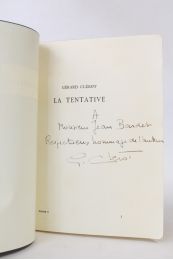 CLEROT : La tentative - Autographe, Edition Originale - Edition-Originale.com