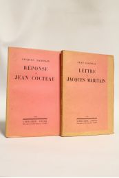 COCTEAU : Lettre à Jacques Maritain. - Réponse à Jean Cocteau - Erste Ausgabe - Edition-Originale.com