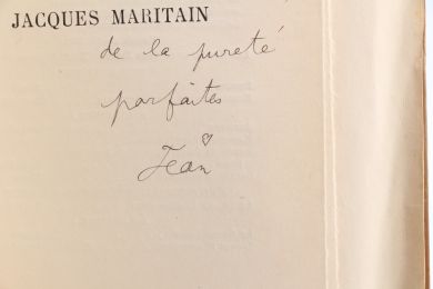 COCTEAU : Lettre à Jacques Maritain - Libro autografato, Prima edizione - Edition-Originale.com
