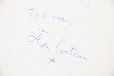 COCTEAU : Lettre autographe adressée à l'écrivain et journaliste Olivier Quéant s'émerveillant de la beauté des charmes de la Côte d'Azur et s'inquiétant de la perte du savoir-faire artisanal - Autographe, Edition Originale - Edition-Originale.com