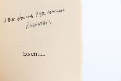 COHEN : Ezéchiel - Autographe, Edition Originale - Edition-Originale.com