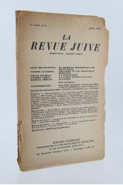 COHEN : la Revue juive N°4 de la 1ère année - Erste Ausgabe - Edition-Originale.com