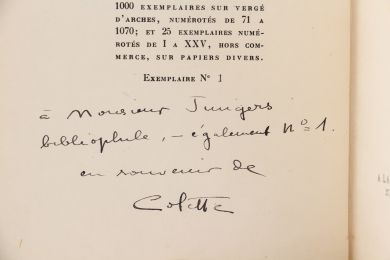 COLETTE : La maison de Claudine - Signiert - Edition-Originale.com