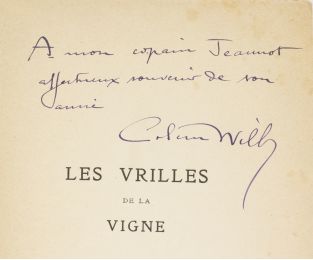 COLETTE : Les vrilles de la vigne - Libro autografato, Prima edizione - Edition-Originale.com