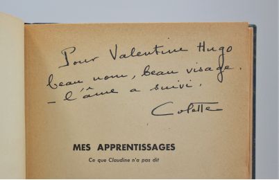 COLETTE : Mes apprentissages - Autographe, Edition Originale - Edition-Originale.com