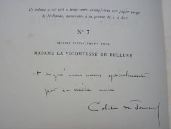 COLETTE : Prrou, Poucette et quelques autres - Autographe, Edition Originale - Edition-Originale.com
