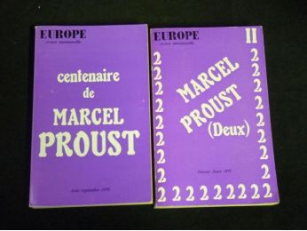 COLLECTIF : Centenaire de Marcel Proust in Europe N°496-497 de la quarante-huitième année et N° 502-503 de la quarante-neuvième année - Erste Ausgabe - Edition-Originale.com