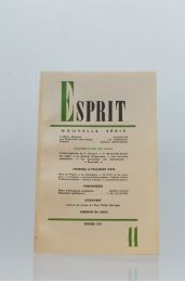 COLLECTIF : Esprit N°11 de la nouvelle série - Prima edizione - Edition-Originale.com